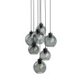NOWOCZESNA LAMPA SUFITOWA ZE SZKLANYMI KLOSZAMI