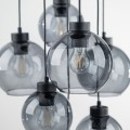 NOWOCZESNA LAMPA SUFITOWA ZE SZKLANYMI KLOSZAMI