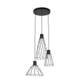 nowoczesna lampa wisząca klatka
