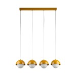 BONO OCHRA LAMPA WISZĄCA 4 LISTWA