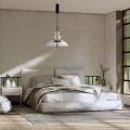 lampa wisząca w stylu japandi