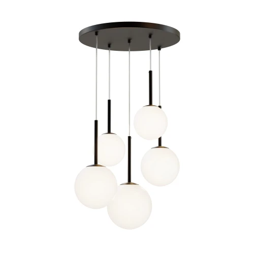 nowoczesna lampa wisząca szklane kule