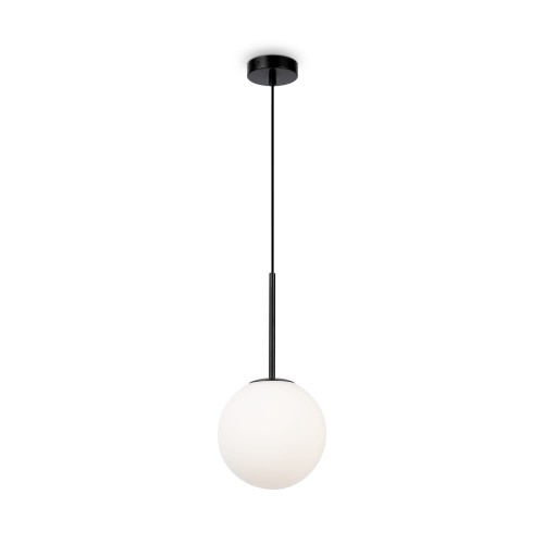nowoczesna lampa wisząca szklana kula