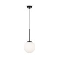 nowoczesna lampa wisząca szklana kula