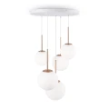 nowoczesna lampa wisząca szklane kule