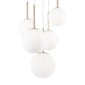 nowoczesna lampa wisząca szklane kule