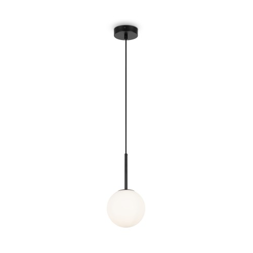 nowoczesna lampa wisząca szklana kula