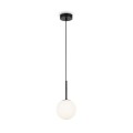 nowoczesna lampa wisząca szklana kula