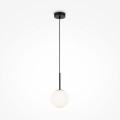 nowoczesna lampa wisząca szklana kula