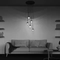 nowoczesna lampa wisząca szklana kula