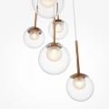 nowoczesna lampa wisząca szklana kula