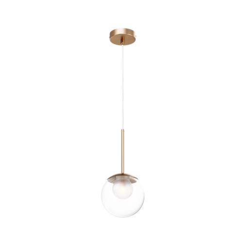 nowoczesna lampa wisząca szklana kula
