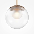 nowoczesna lampa wisząca szklana kula