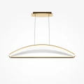 nowoczesna złota lampa wisząca