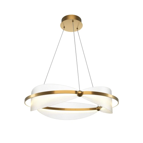złota lampa wisząca okręgi