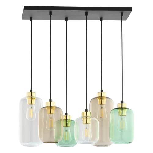 lampa ze szklanymi kloszami