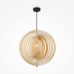 Drewniana lampa wisząca Roots ? 60