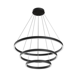 Lampa wisząca Rim 80 60 40 Black Maytoni