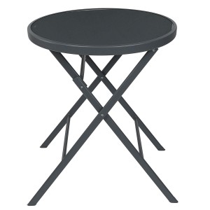 Stół ogrodowy Elba składany – szary