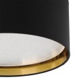 lampa plafin czarna