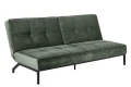 zielona sofa z funkcją spania