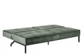 zielona sofa z funkcją spania