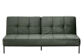 zielona sofa z funkcją spania