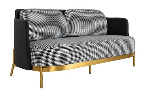 sofa w stylu glamur pepitka