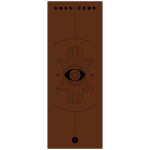 Profesjonalna, kauczukowa, antypoślizgowa mata do jogi, ćwiczeń i pilatesu PRO STICKY ILLUMINATION CHOCOLATE