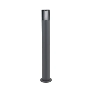 RIBO SZARA LAMPA OGRODOWA IP54 1XE27