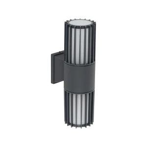 RIBO GRAY KINKIET IP54 2XE27
